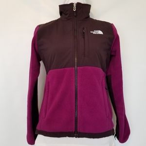 North Face Denali Jacket Burgundy XS